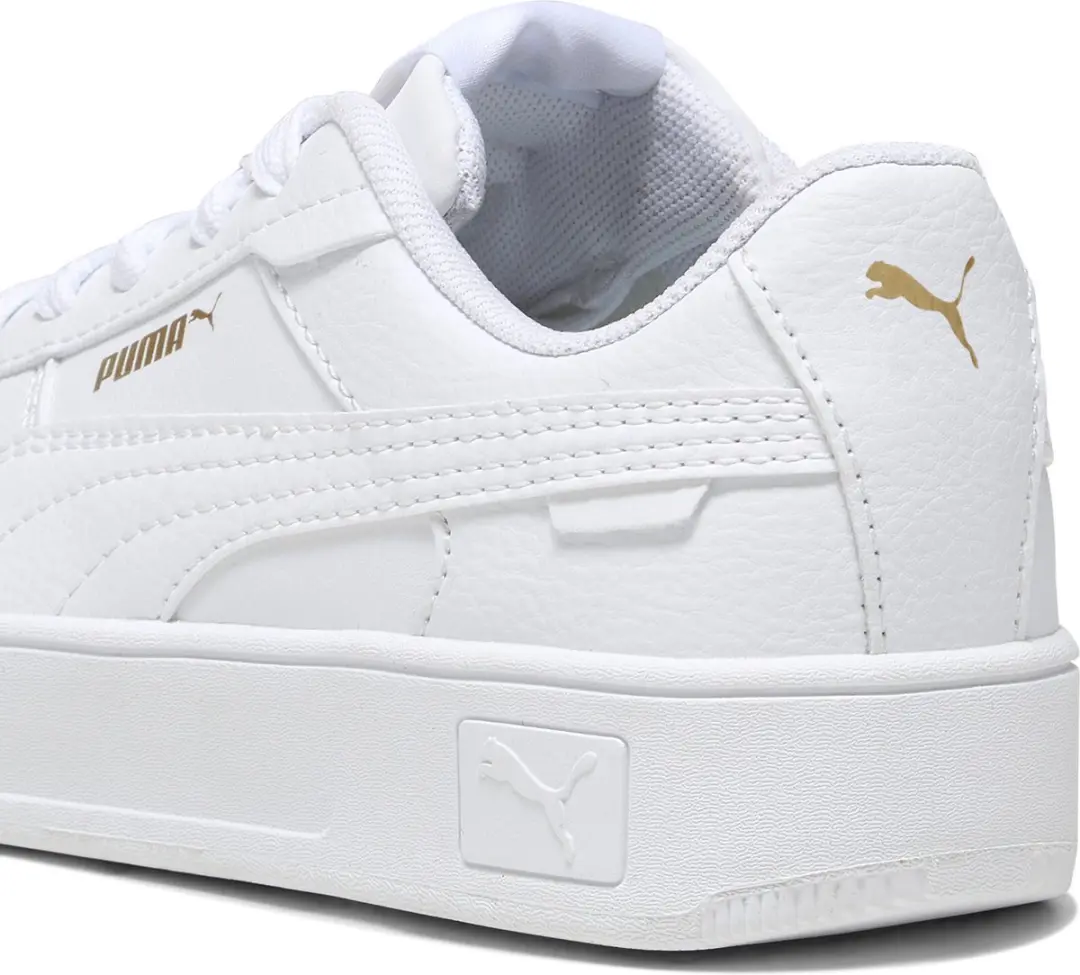 PUMA Carina Street PS Meisjes Sneakers - PUMA White-PUMA White-PUMA Gold - afbeelding 6 van 6