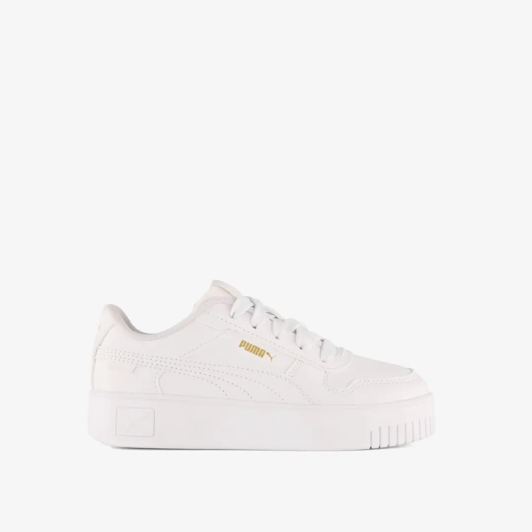PUMA Carina Street PS Meisjes Sneakers - PUMA White-PUMA White-PUMA Gold - afbeelding 5 van 6