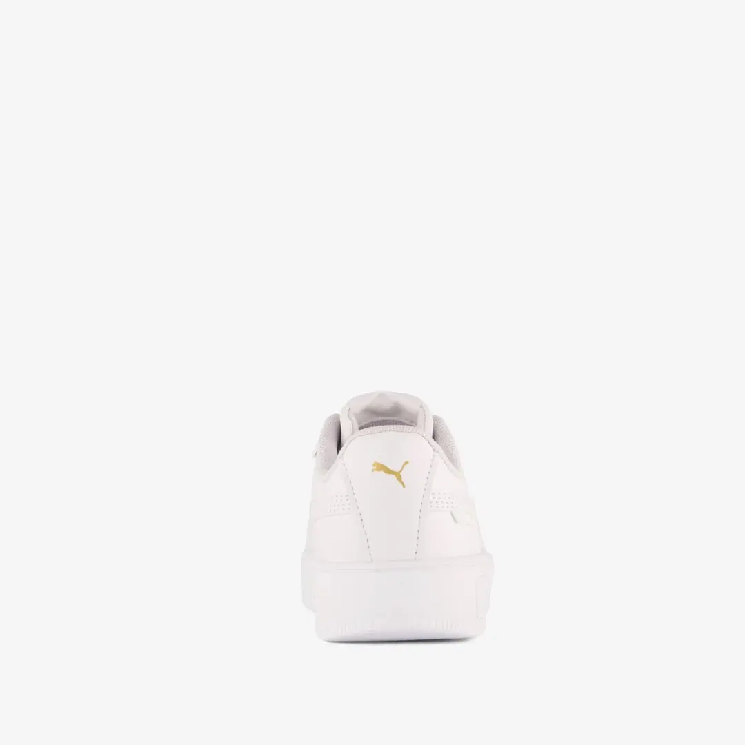 PUMA Carina Street PS Meisjes Sneakers - PUMA White-PUMA White-PUMA Gold - afbeelding 4 van 6