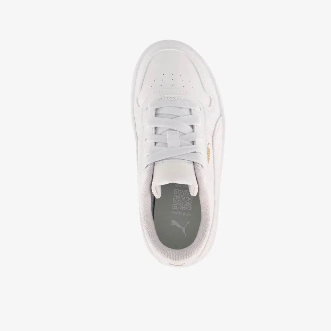 PUMA Carina Street PS Meisjes Sneakers - PUMA White-PUMA White-PUMA Gold - afbeelding 2 van 6