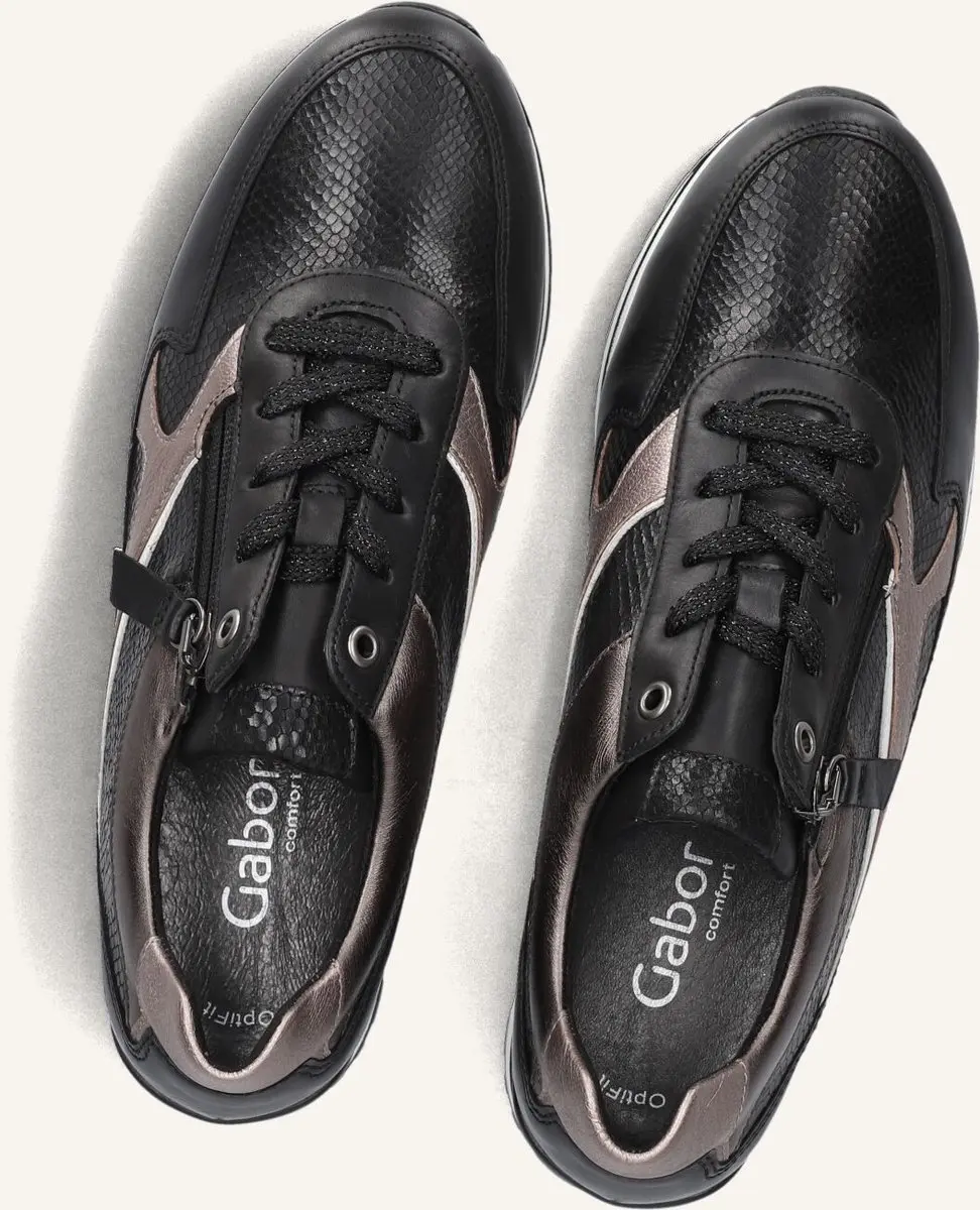 Gabor Dames Sneakers 526 - Zwart