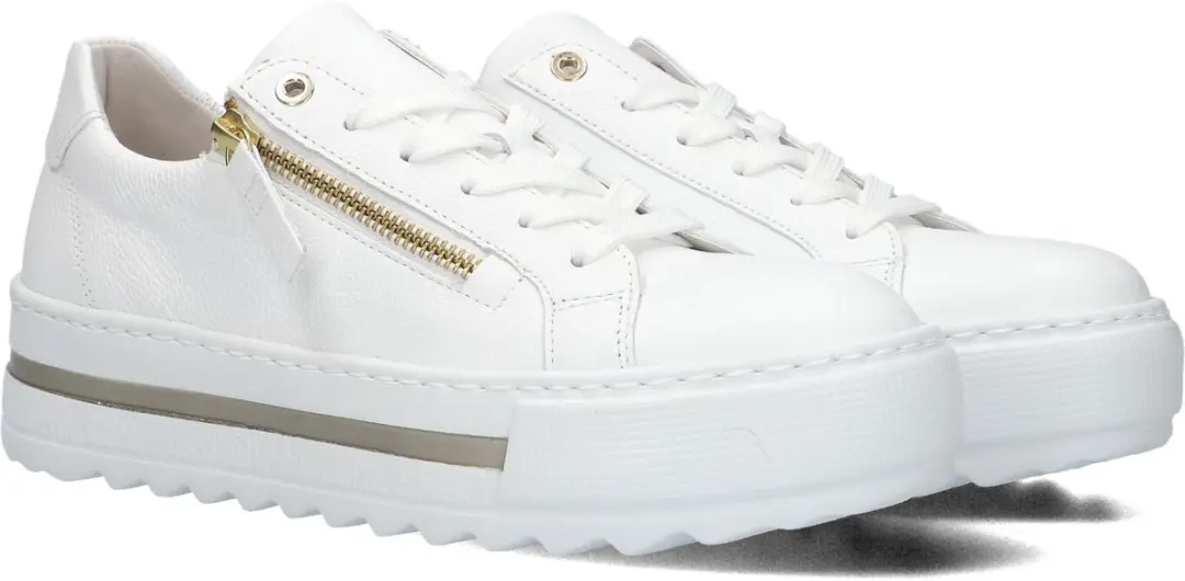 Gabor 498 Sneakers - Leer - Dames - Wit - afbeelding 4 van 6