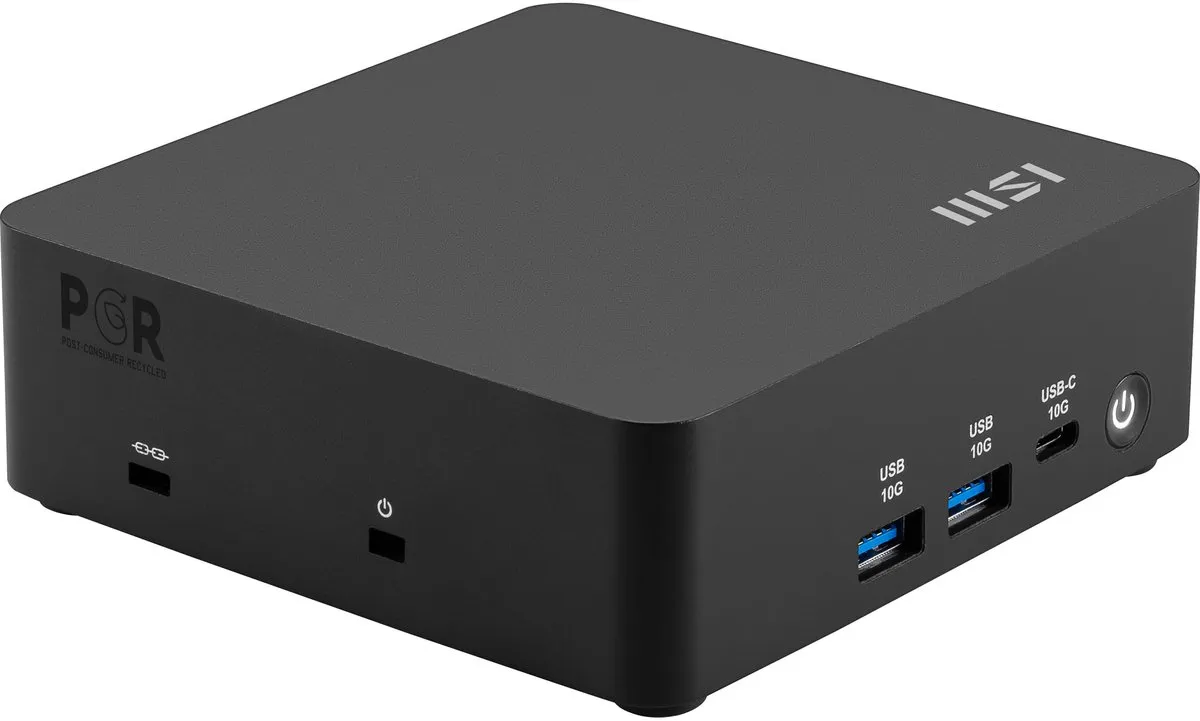 MSI Cubi NUC AI 1UMG-006EU Mini PC - 16GB/512GB - Zwart