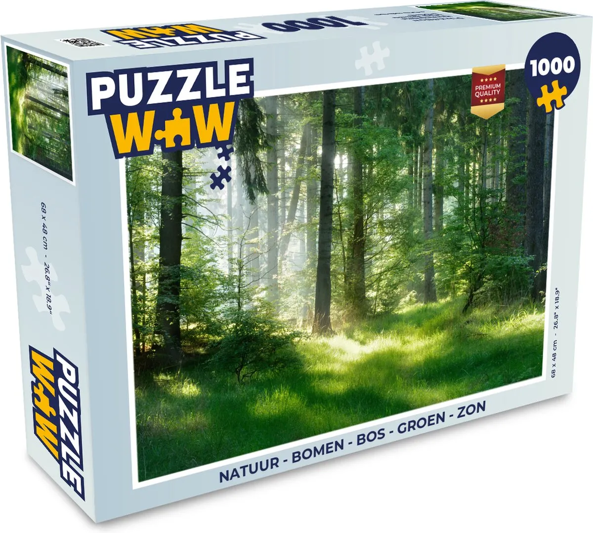 PuzzleWow Natuur Legpuzzel 1000 Stuks