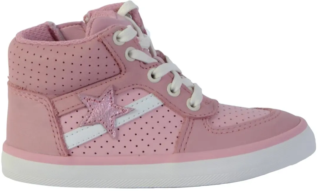 Hoge leren sneakers voor kinderen: City Flake