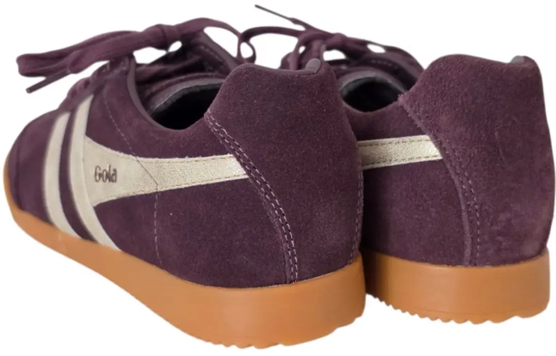 Gola Harrier Mirror Dames Sneakers CLA156 - Cocoa/Gold/Gum - afbeelding 6 van 6