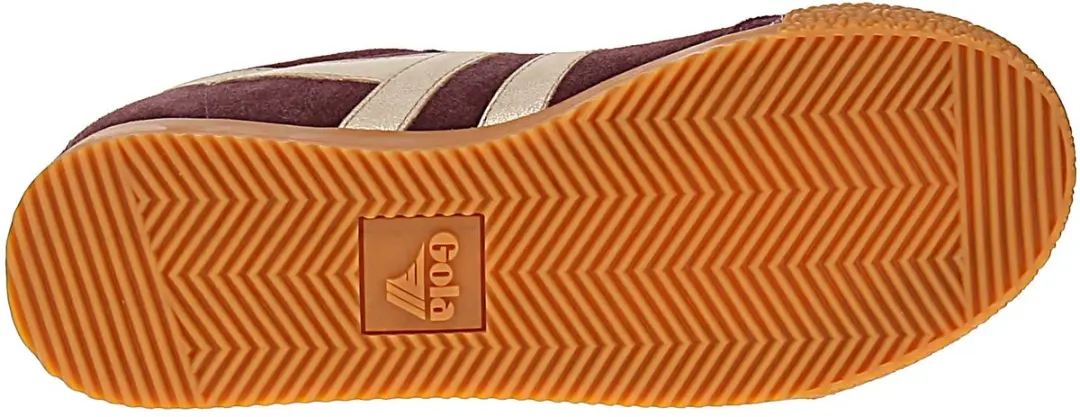 Gola Harrier Mirror Dames Sneakers CLA156 - Cocoa/Gold/Gum - afbeelding 4 van 6
