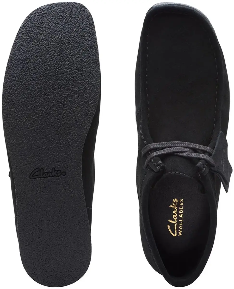 Clarks WallabeeEVO BT Heren Veterschoenen - Suede Zwart