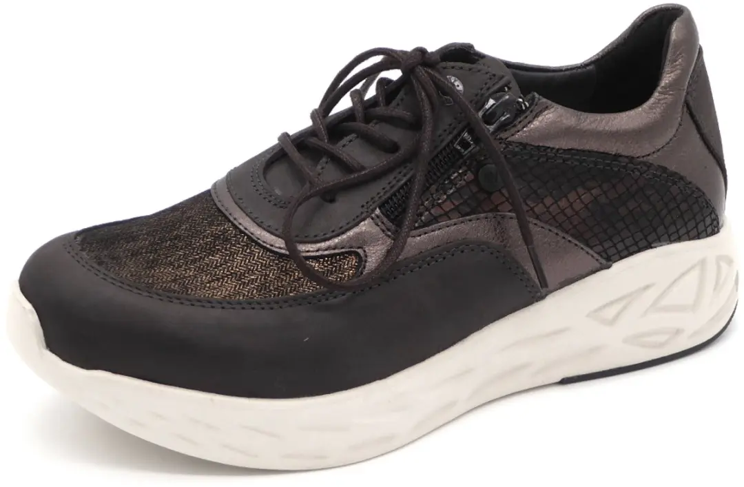 Wolky Dames Sneakers 05703 Vitality S2F Donkergrijs