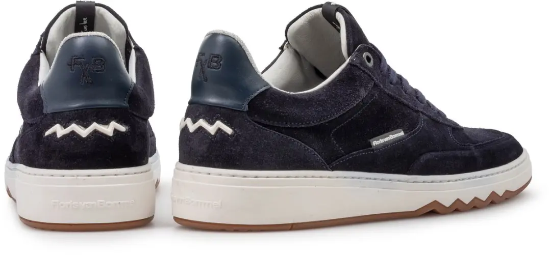 Floris van Bommel De Kupster SFM 10143 41 03 Heren Sneakers - Blauw Suede - afbeelding 2 van 6