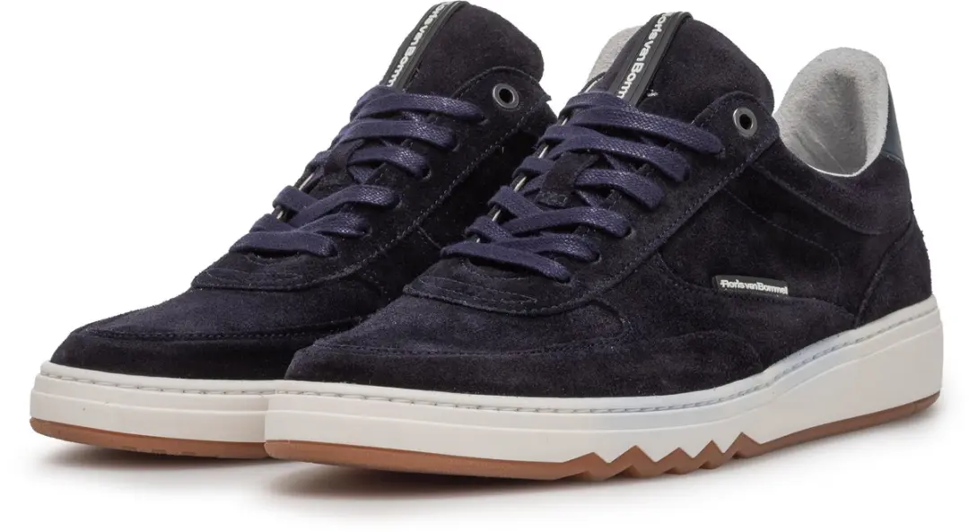 Floris van Bommel De Kupster SFM 10143 41 03 Heren Sneakers - Blauw Suede - afbeelding 4 van 6
