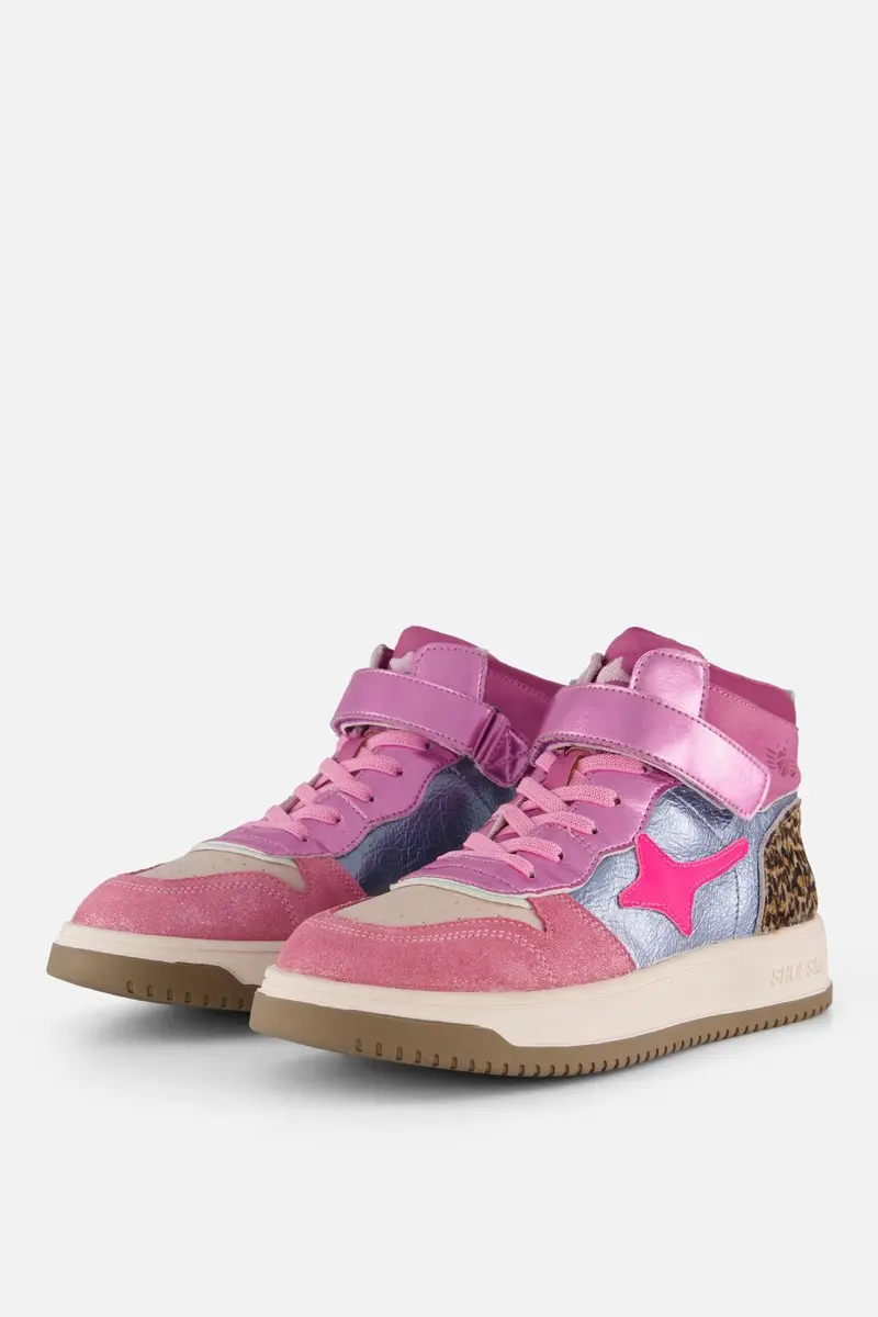 Shoesme New Outsole Sneakers roze Leer