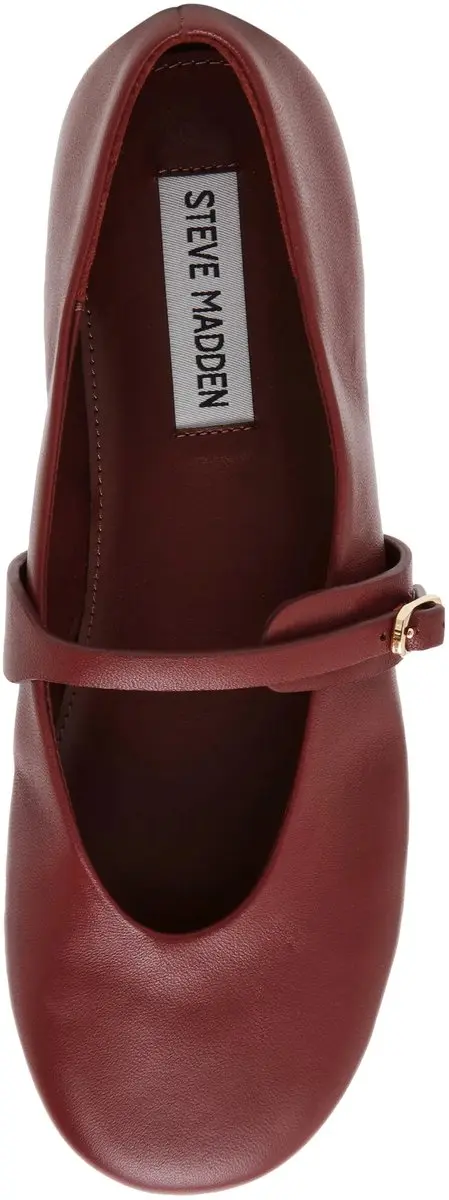 Steve Madden Rejoice Dames Ballerina's - Rood 38 - afbeelding 2 van 6