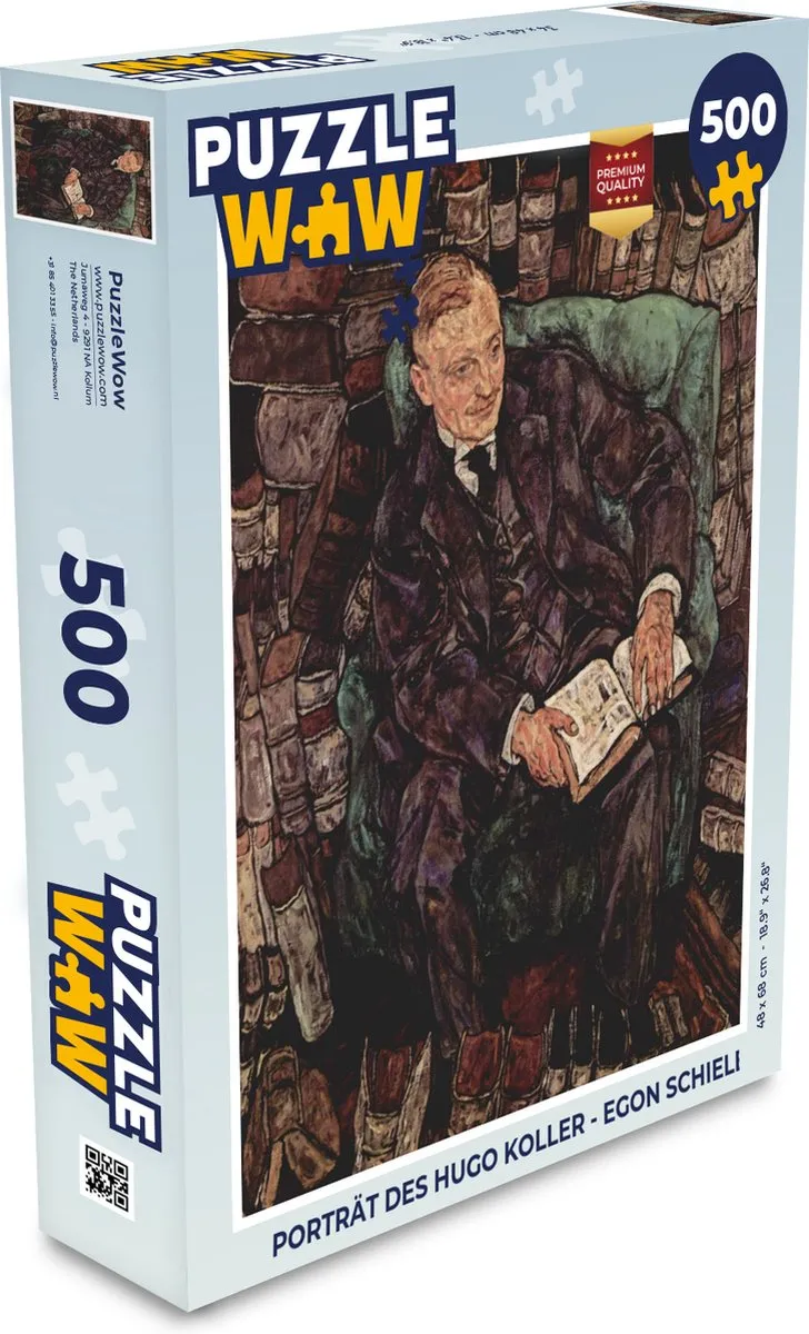 PuzzleWow Hugo Koller Legpuzzel 500 Stuks