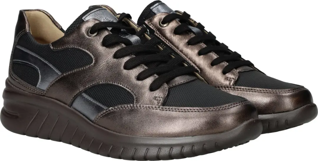 Hartjes Wave Shoe 162.2402 Dames Veterschoenen - Brons - Maat 37.5