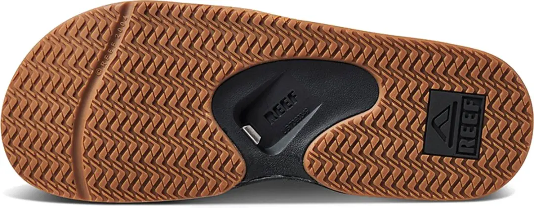 Reef Fanning Slides - Zwart/Zilver - Maat 43 - afbeelding 6 van 6