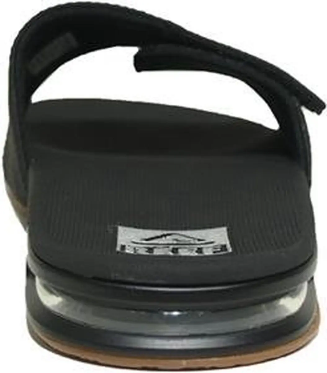 Reef Fanning Slides - Zwart/Zilver - Maat 43