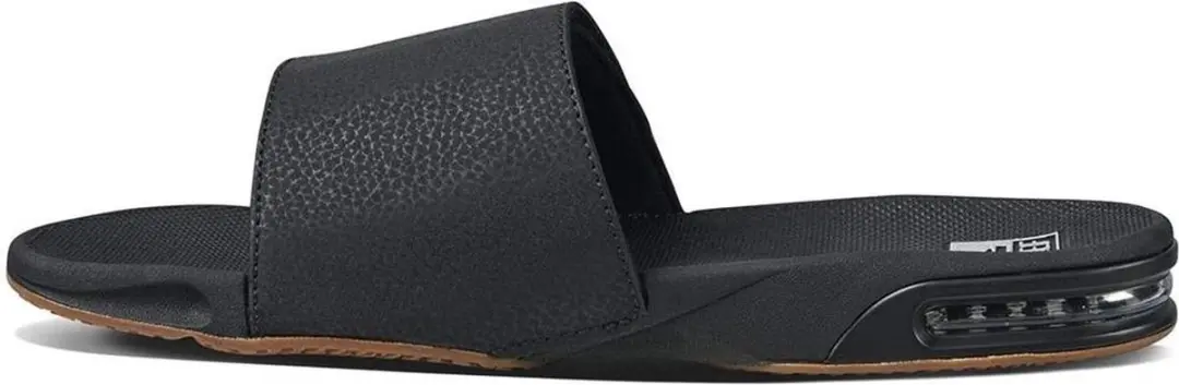 Reef Fanning Slides - Zwart/Zilver - Maat 43