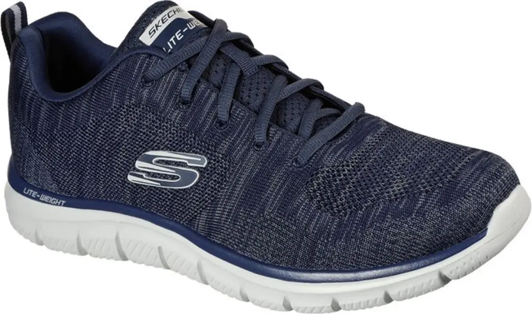 Skechers Track-Front Runner Heren Sneakers - Blauw - afbeelding 3 van 6