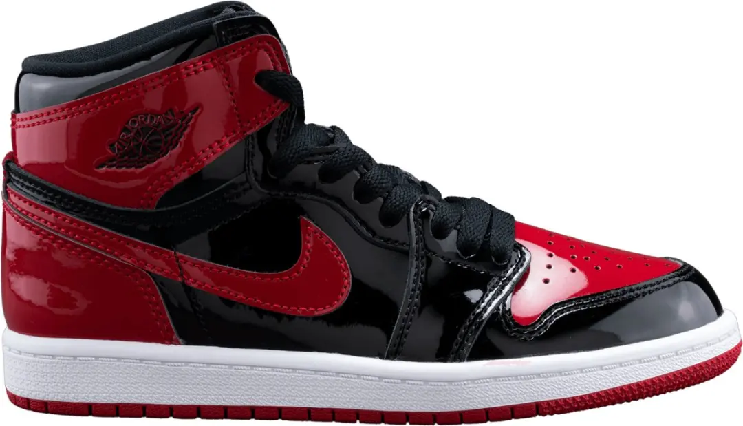 Nike Air Jordan 1 Retro High OG Patent Bred (PS)