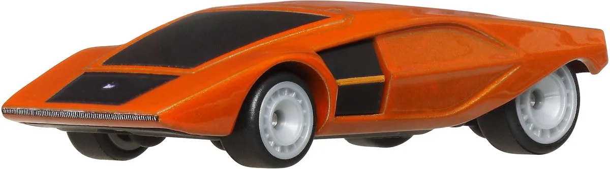 Hot Wheels Hammer Drop Lancia Stratos Zero 1:64 - Speelgoedauto - Zwart/Oranje
