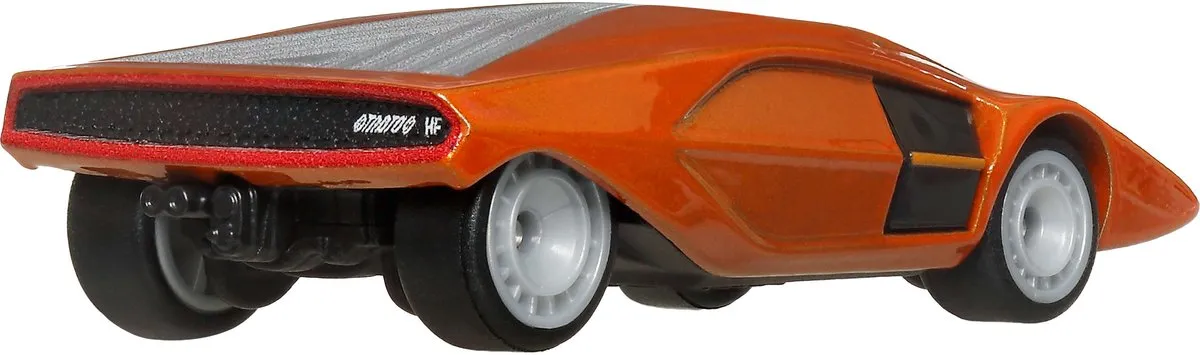 Hot Wheels Hammer Drop Lancia Stratos Zero 1:64 - Speelgoedauto - Zwart/Oranje