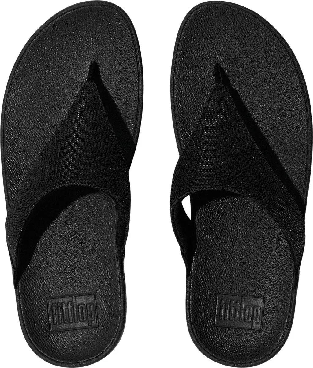 FitFlop Lulu Shimmerlux Toepost Teenslippers Dames