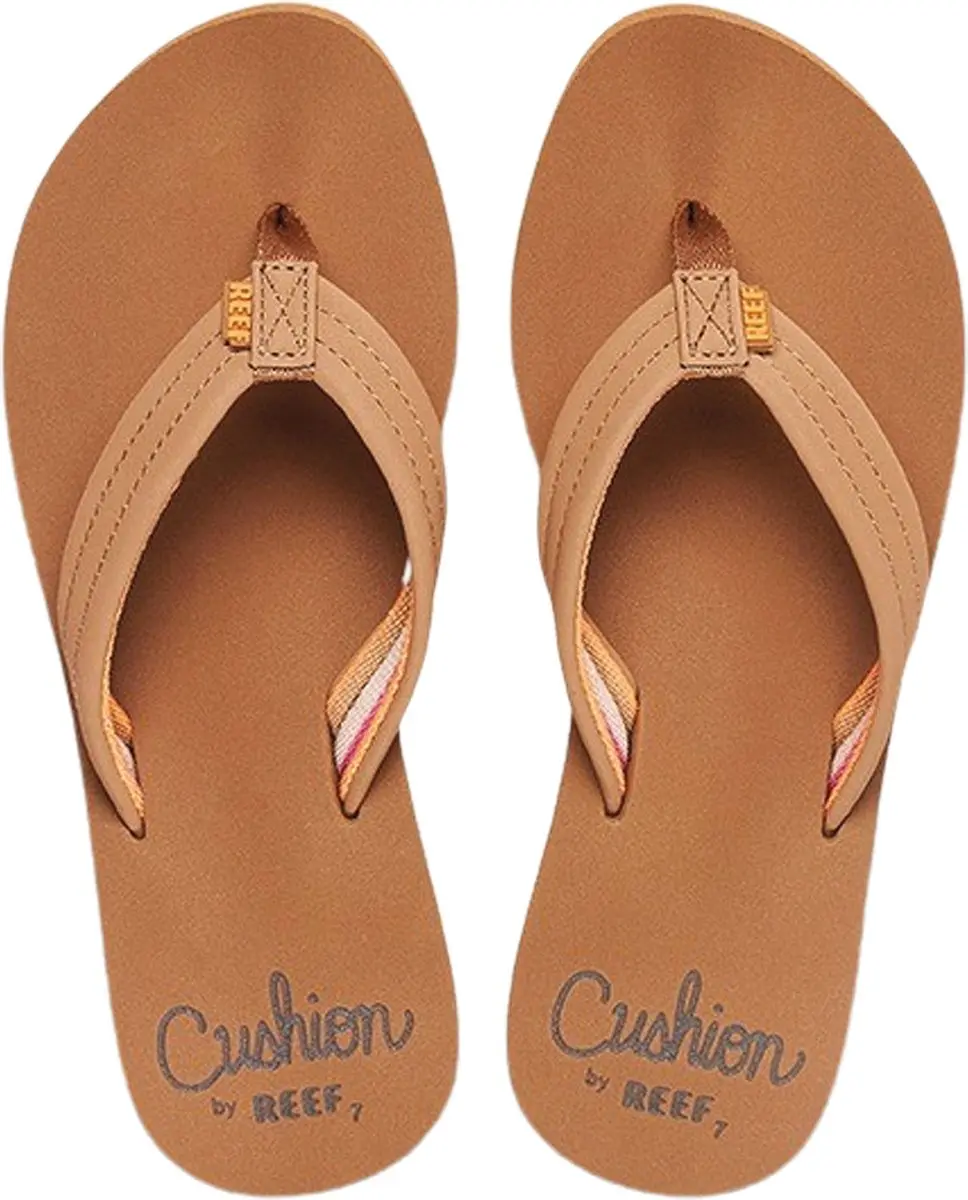 Reef Cushion Breezetan/Smoothie Teenslipper Cognac - Maat 42,5