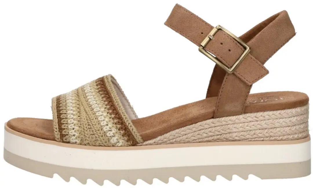 Toms Diana Sandalen Touwzool - Cognac - Maat 41 - afbeelding 2 van 6