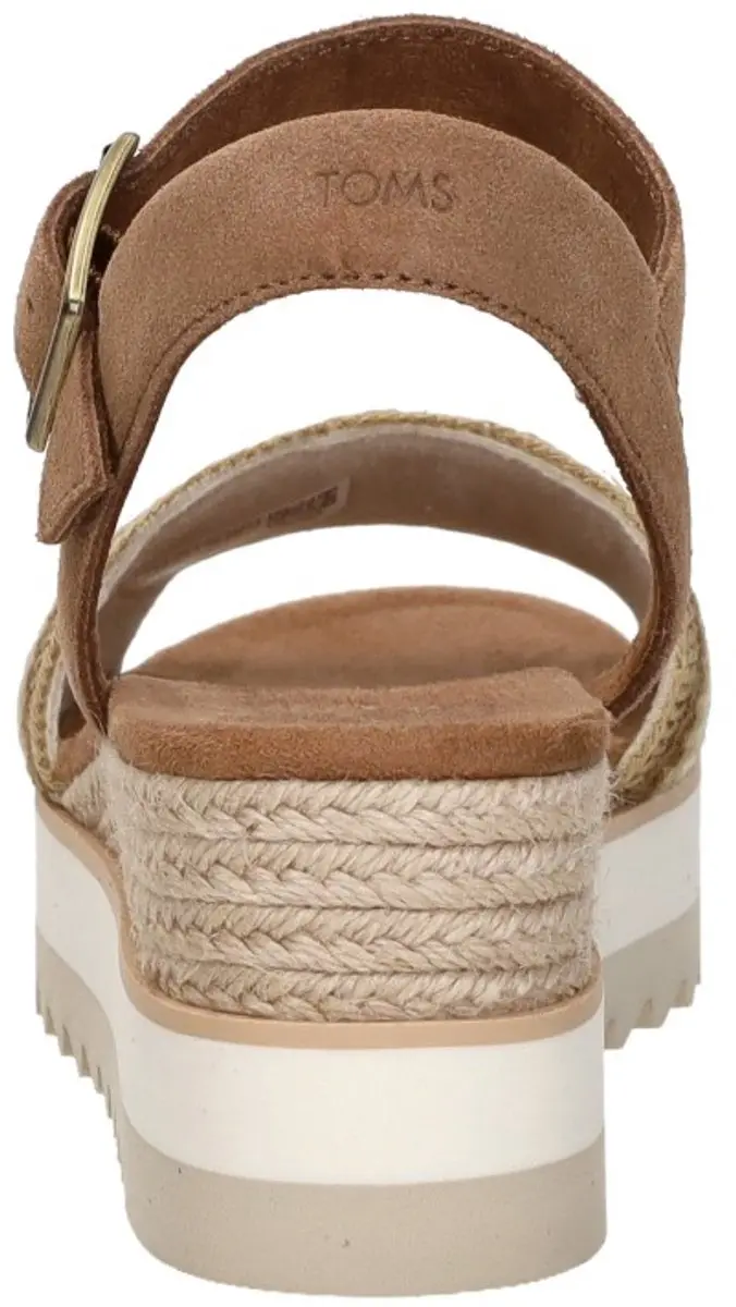 Toms Diana Sandalen Touwzool - Cognac - Maat 41 - afbeelding 6 van 6