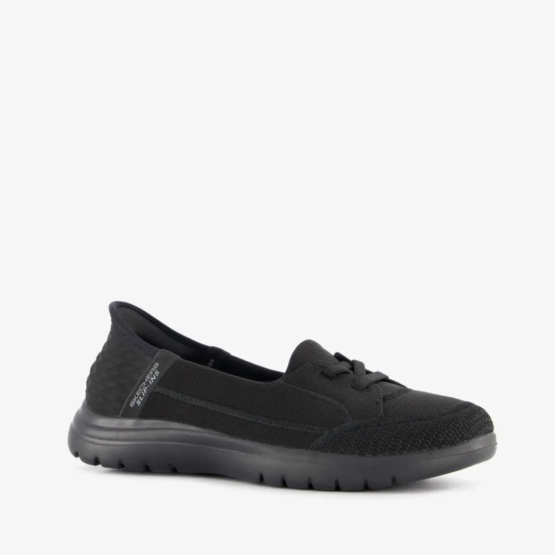 Skechers Slip-ins: On The Go Flex dames instappers zwart