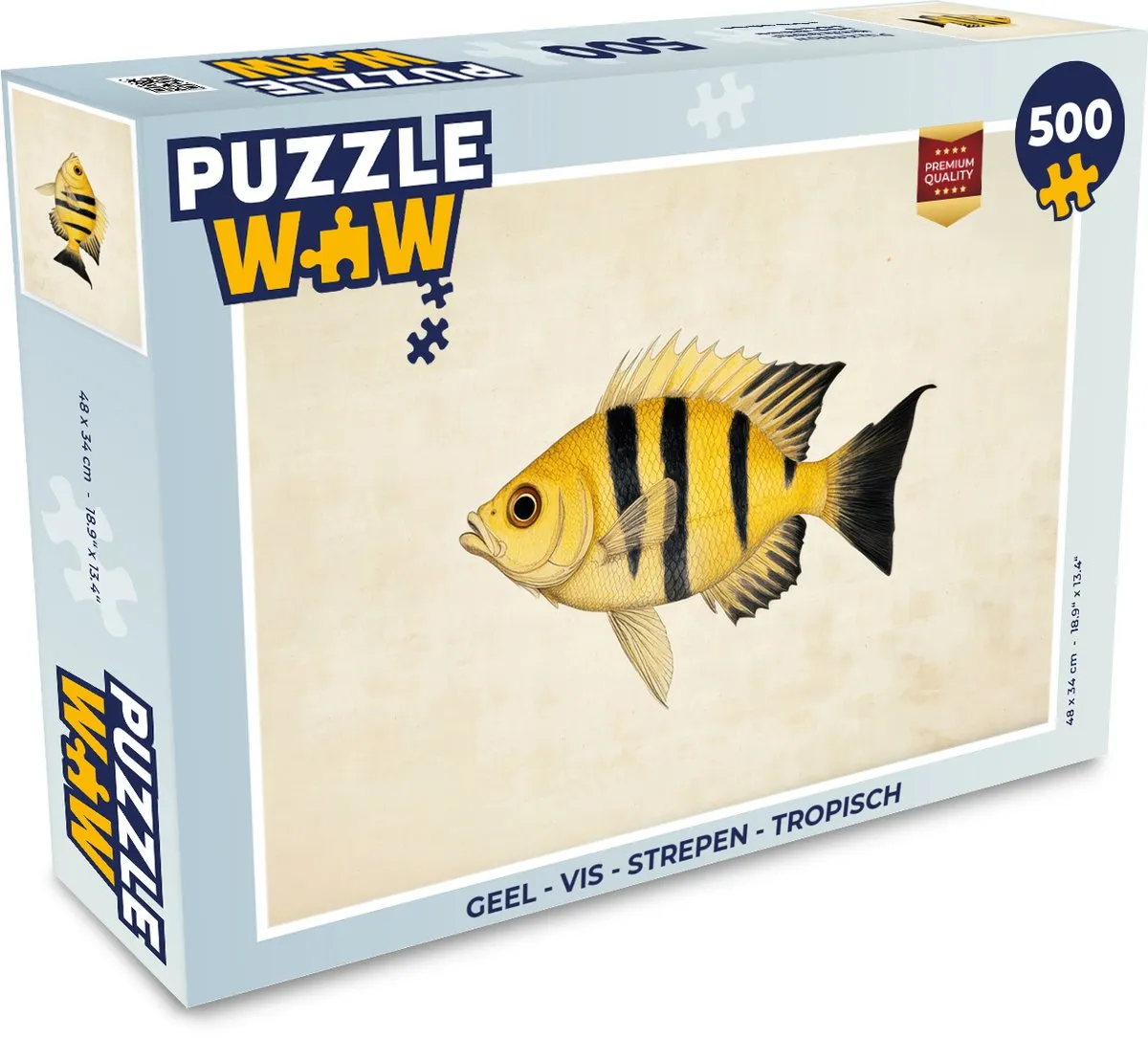 PuzzleWow Tropische Vis Legpuzzel 500 Stuks
