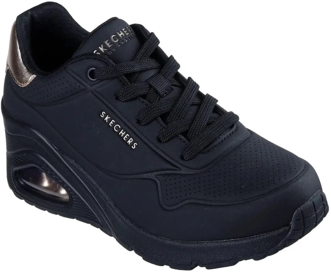 Skechers Uno Wedge-Hi Steps Sneakers - Zwart - afbeelding 3 van 6