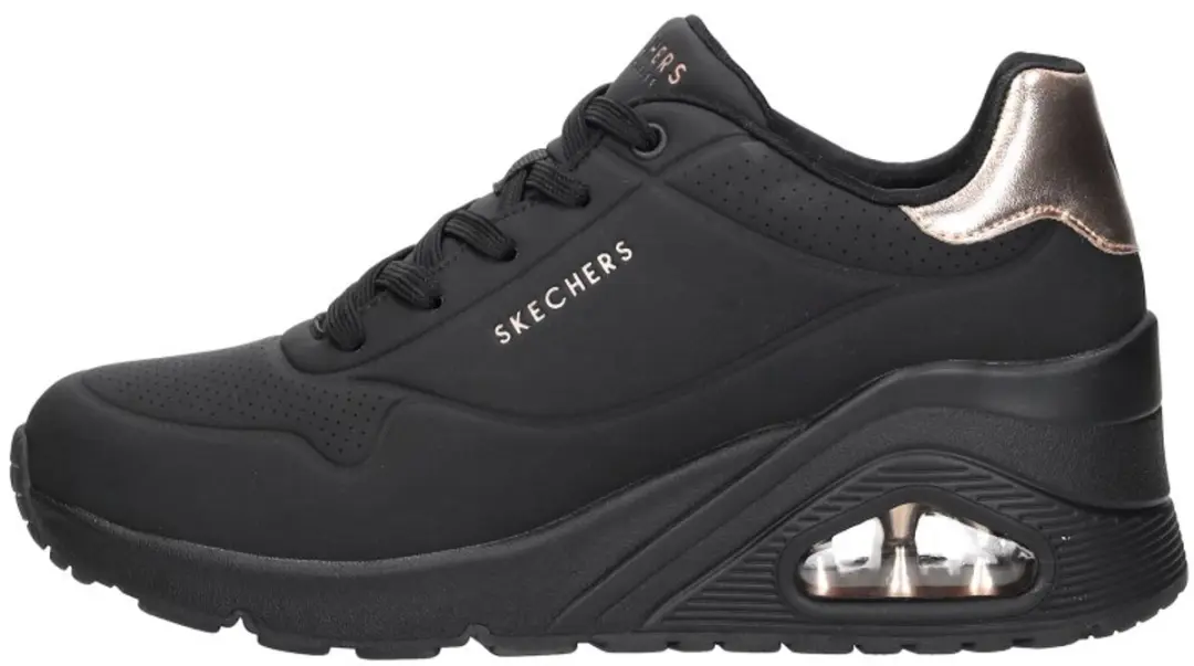 Skechers Uno Wedge-Hi Steps Sneakers - Zwart - afbeelding 2 van 6