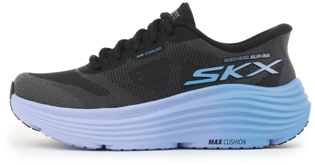 SKECHERS MAX CUSHIONING ENDEAVOUR HALLANDALE 129473-BKBL, comfortbale shoes, 129