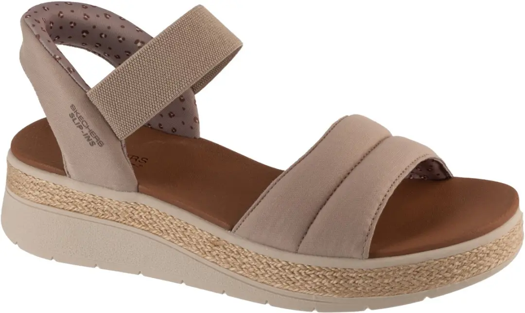 Skechers Slip-Ins: BOBS Sun Ray, Vrouwen, Beige, Sandalen, maat: 38,5