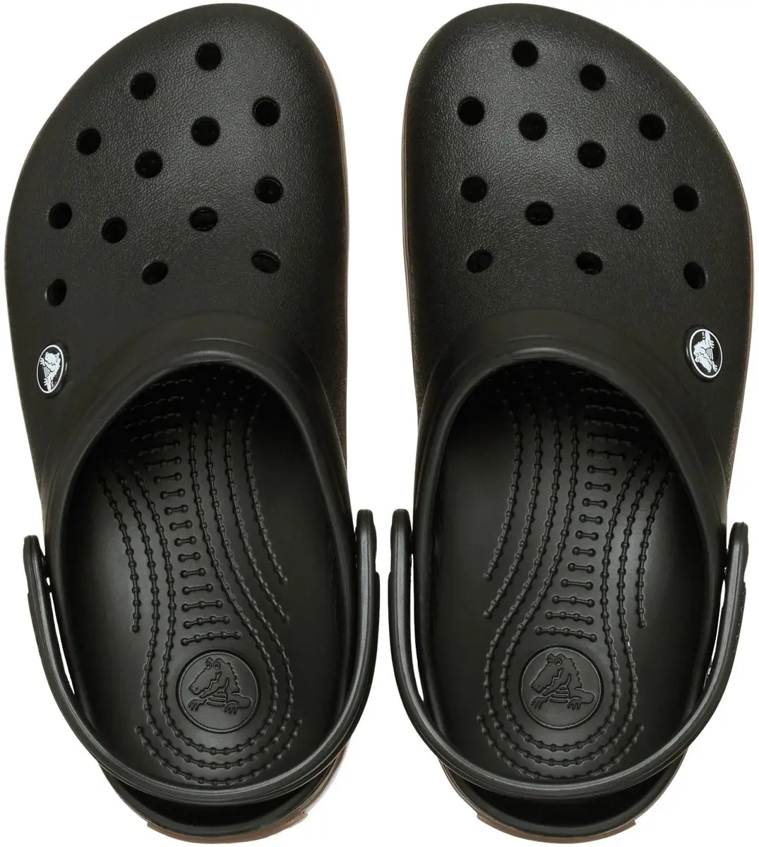 Crocs Crocband Gum Clog Instappers - 45/46 - Zwart/Bruin - afbeelding 6 van 6