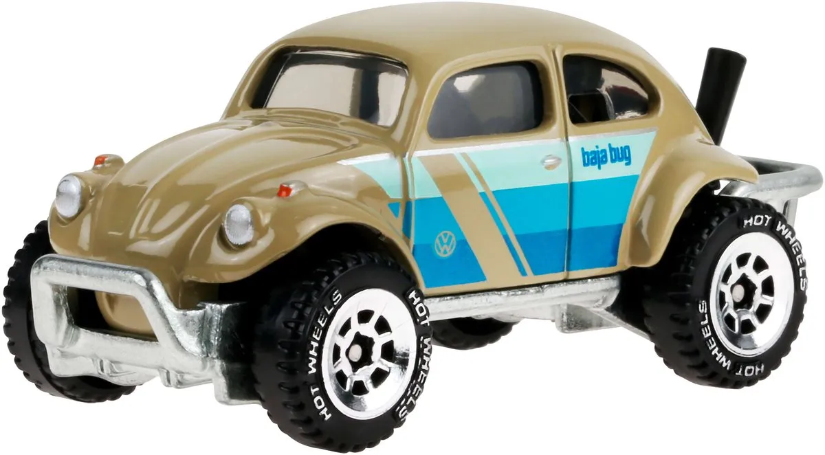 Hot Wheels Baja Bug JCB70 Auto - Blauw/Olijf