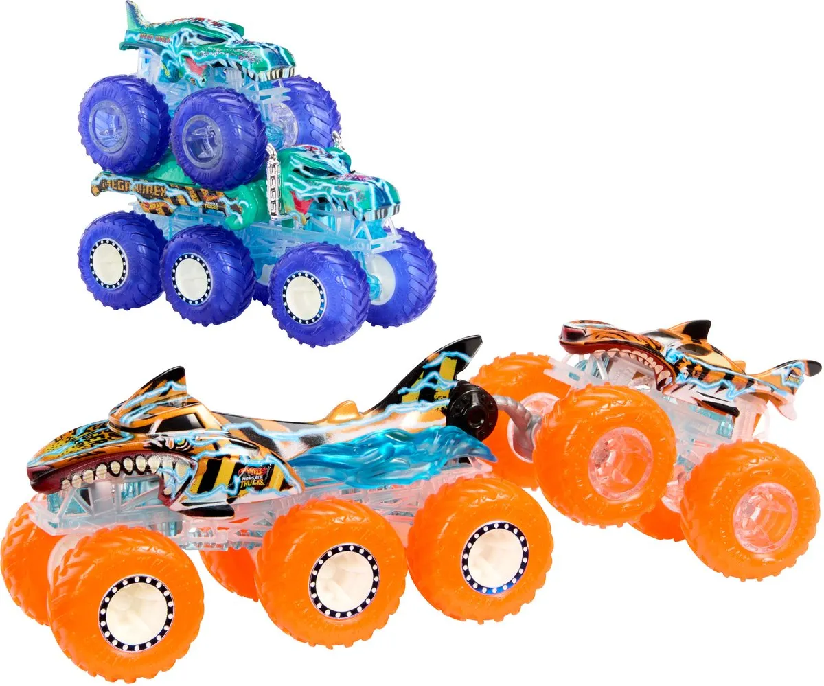 Hot Wheels Monster Trucks Big Rig Multipack HYJ29 - Meerkleurig