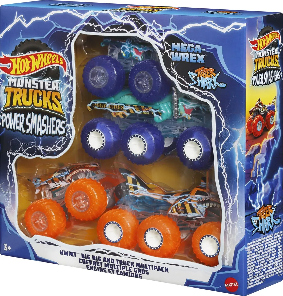 Hot Wheels Monster Trucks Big Rig Multipack HYJ29 - Meerkleurig