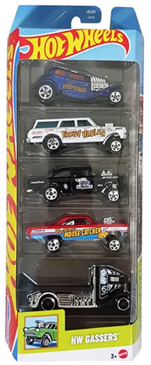 Hot Wheels 5-in-Box Straight Pipes Truck 1:64