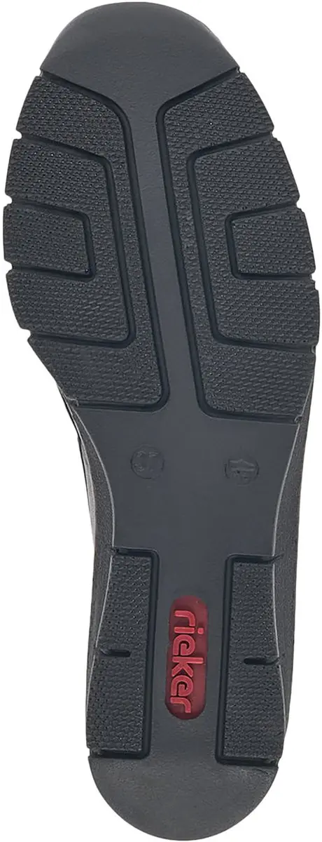 RIEKER 53771-00 Mocassin zwart maat 38