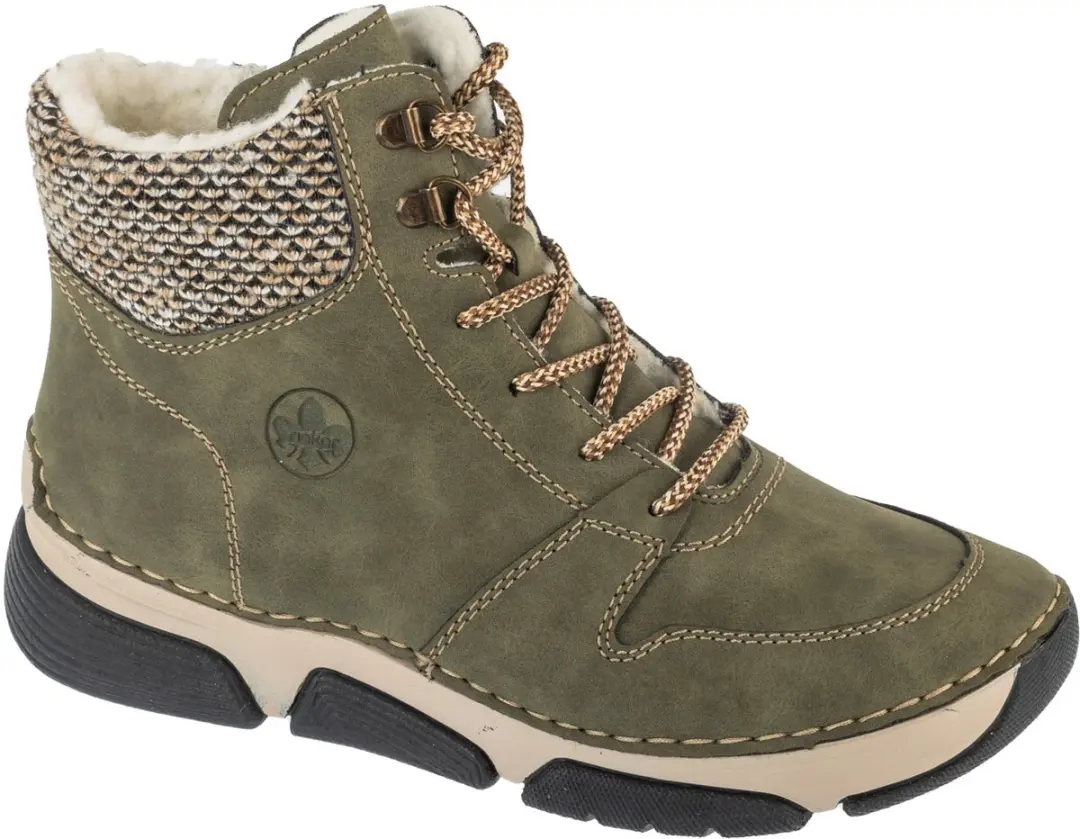 Rieker Booties 45955, Vrouwen, Groen, Laarsjes, maat: 41