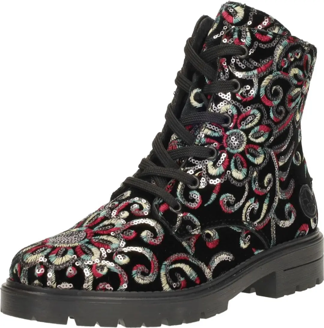 Rieker Veterboots - Synthetisch - Zwart - Maat 43 - afbeelding 3 van 6