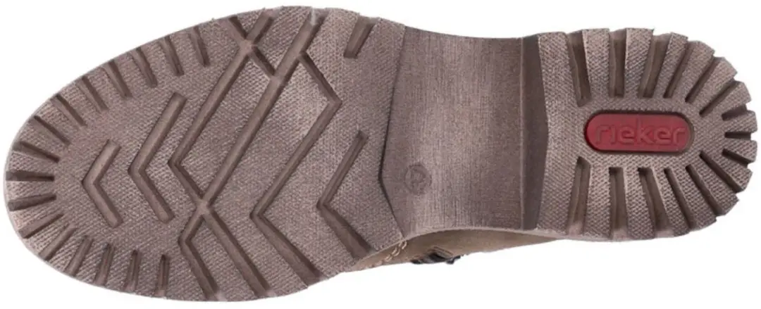 Rieker Y7621-25 Dames Enkellaarsjes - Bruin - afbeelding 2 van 6