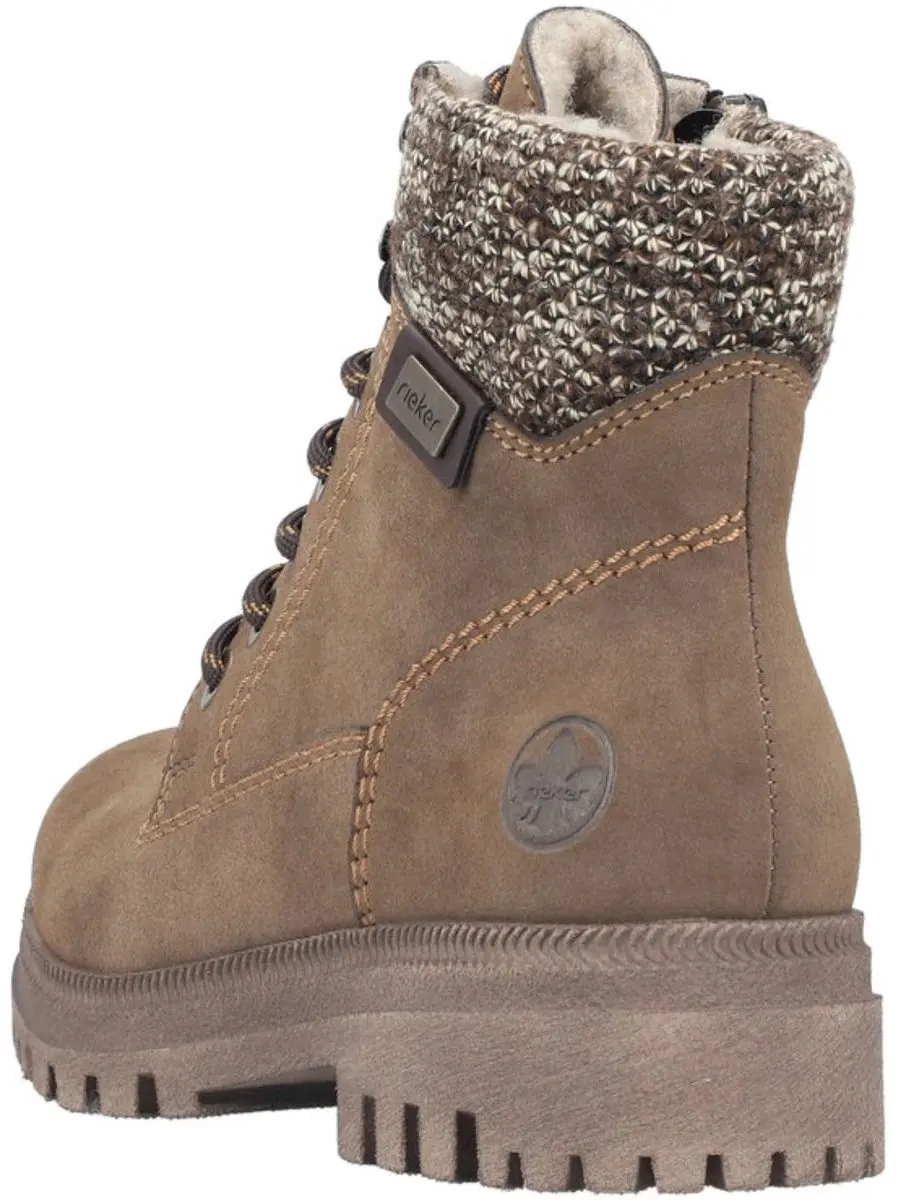 Rieker Y7621-25 Dames Enkellaarsjes - Bruin - afbeelding 5 van 6
