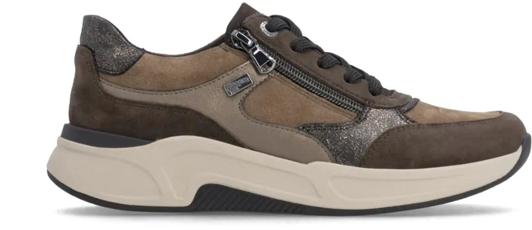 REMONTE D3V00-25 Bruin Combi damesschoenen met uitneembaar voetbed