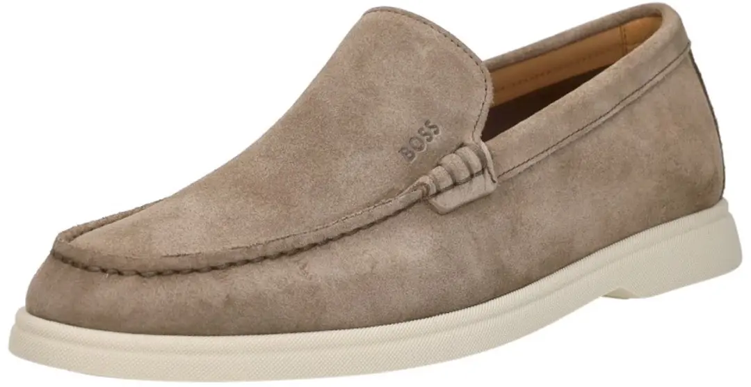 BOSS Sienne Loafer Slip-On Heren - Beige/Wit