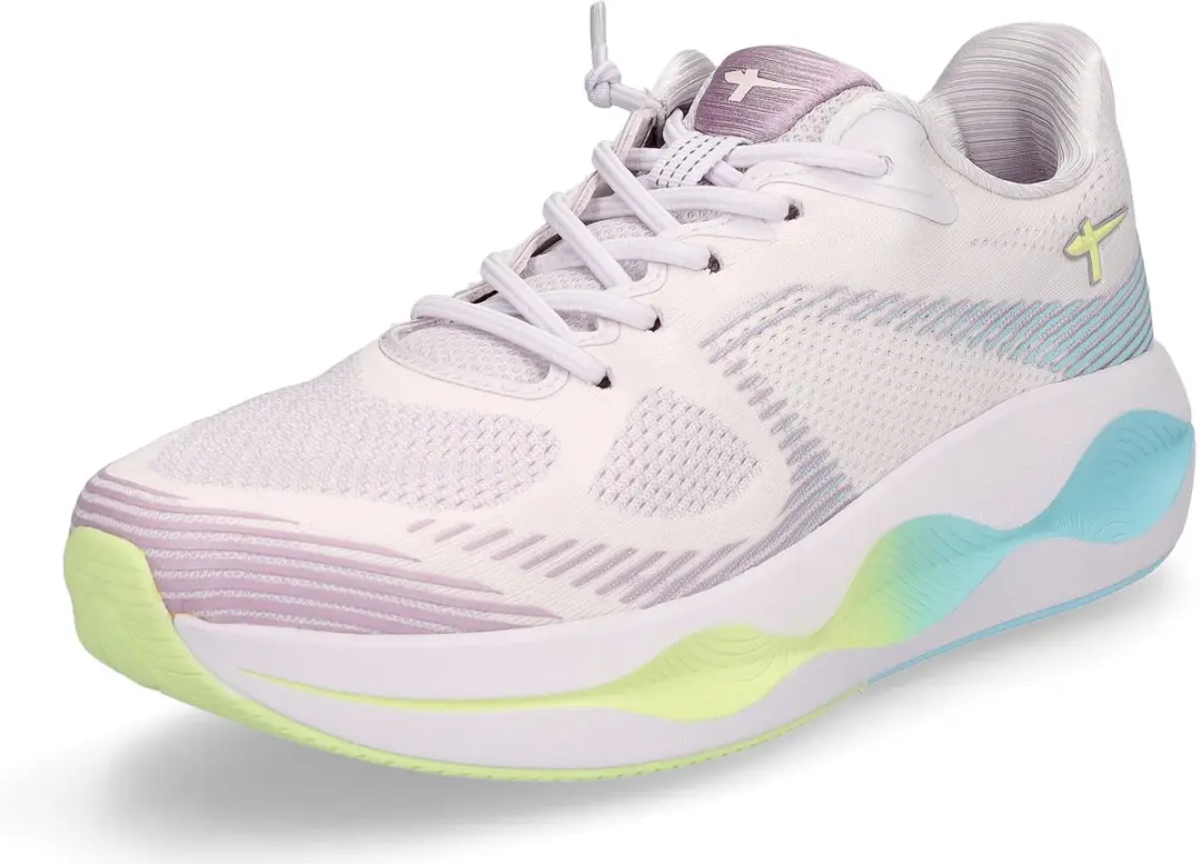 Tamaris Dames Sneaker Lage Sneakers Platform 1-23781-45-596 Roze Comb