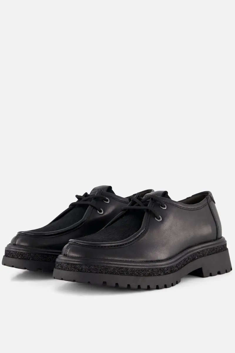 Tamaris veterschoenen zwart